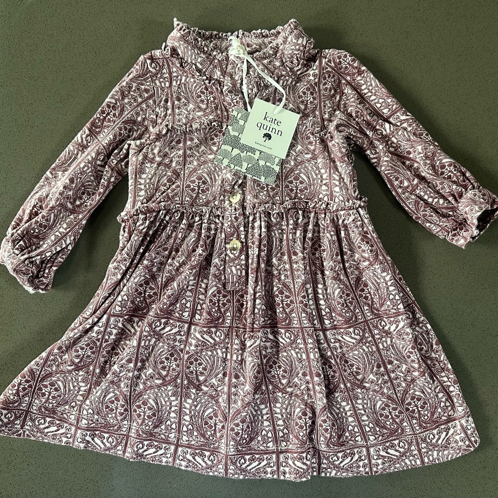 NWT Kate Quinn Tiny Ruffle Dress